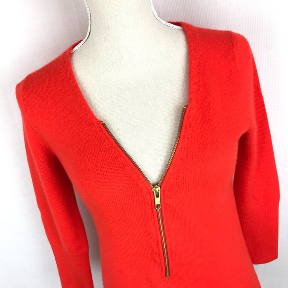 J. CREW | Cashmere Zip Henley - Picture 4 of 7